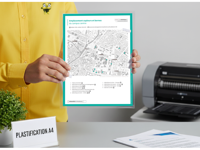 Impression et plastification A4