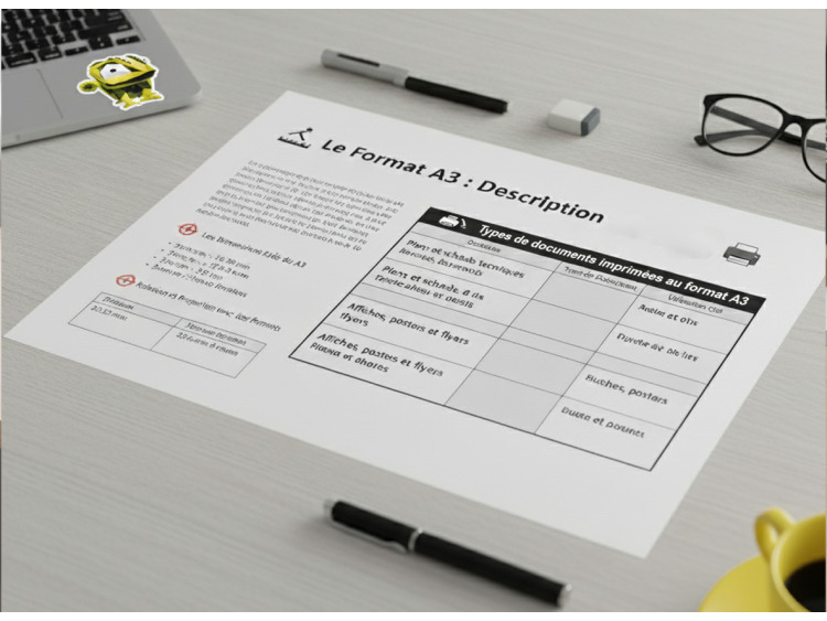 Impression simple A3