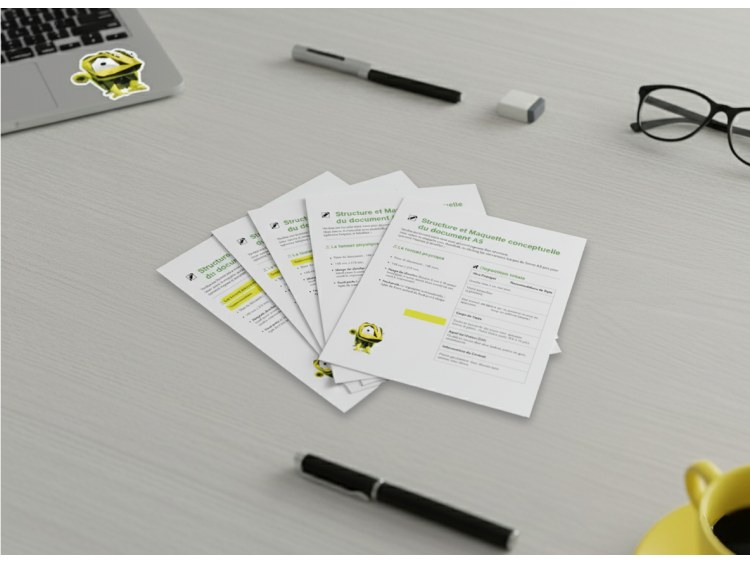 Impression simple A5